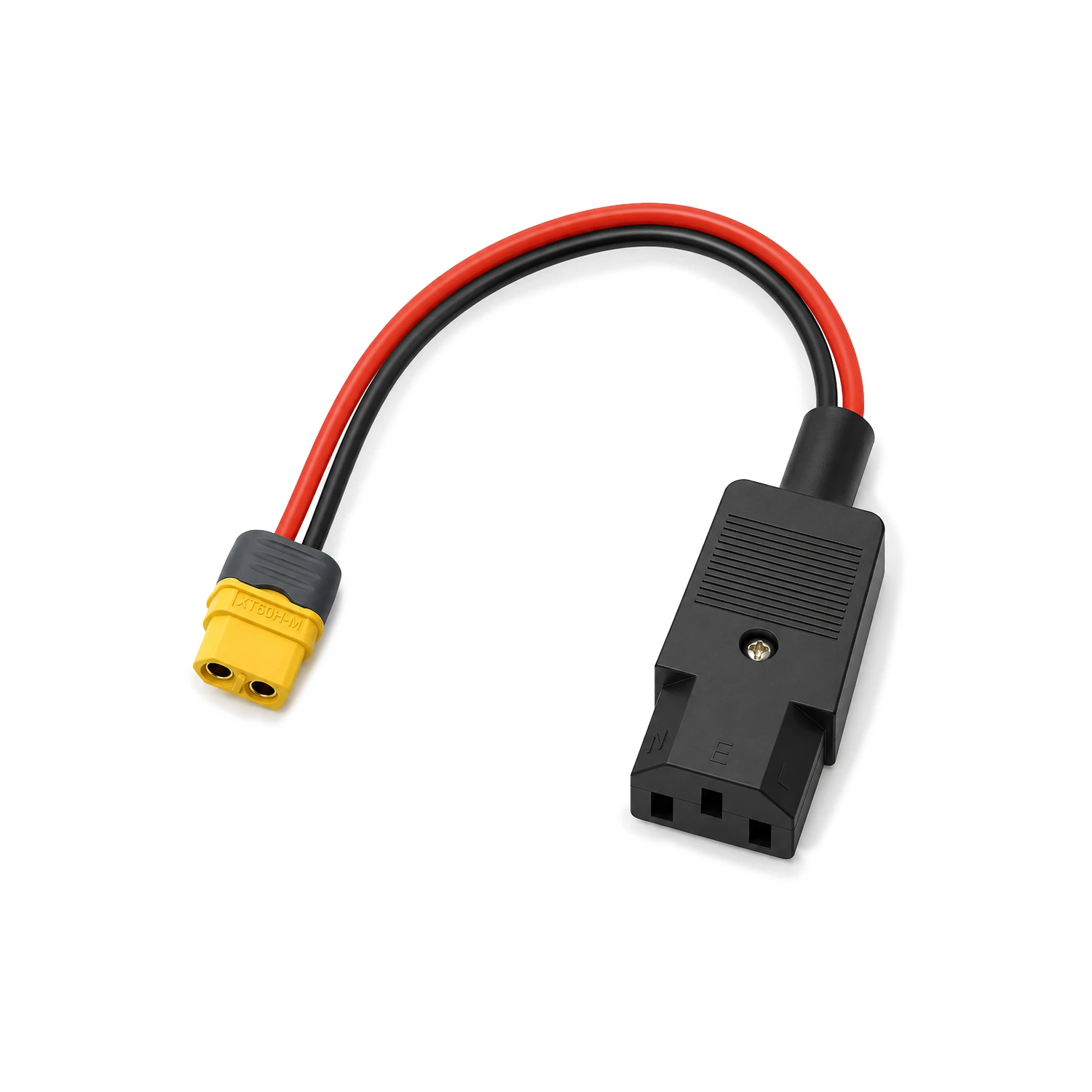 SafeConnect IEC 3 Pin Cable Mount Female Connector to XT-60 Female Connector 14AWG 25cm Cable-image-20