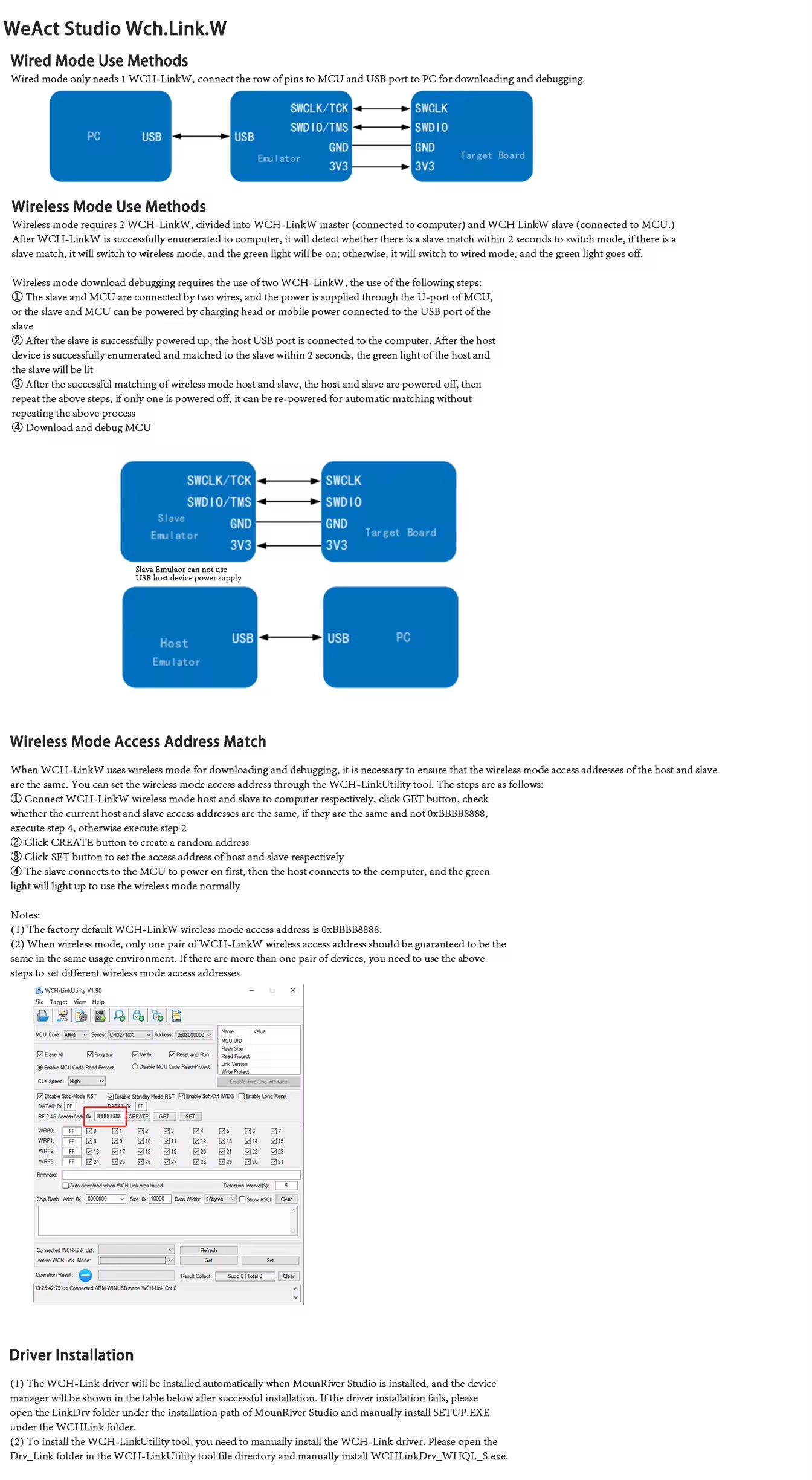 WCH LinkE CH32V003 EVT MCU Dowoad-debugger RISC-V architectuur MCU/SWD-interface ARM-chip 1 seriële poort naar USB-kanaal WCH LinkE CH32V003 EVT MCU Dowoad-debugger RISC-V architectuur MCU/SWD-interface ARM-chip 1 seriële poort naar USB-kanaal