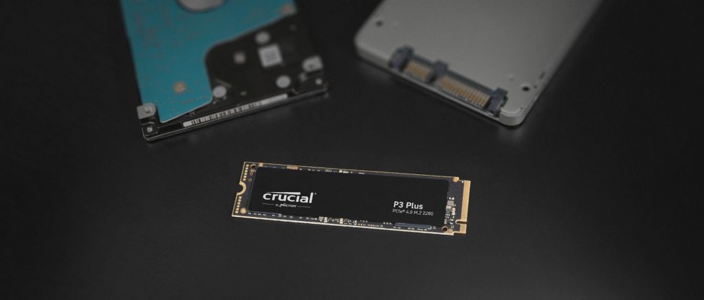 Buy Crucial P3 Plus 500GB PCIe Gen4 NVMe M.2 SSD online | Robu.in