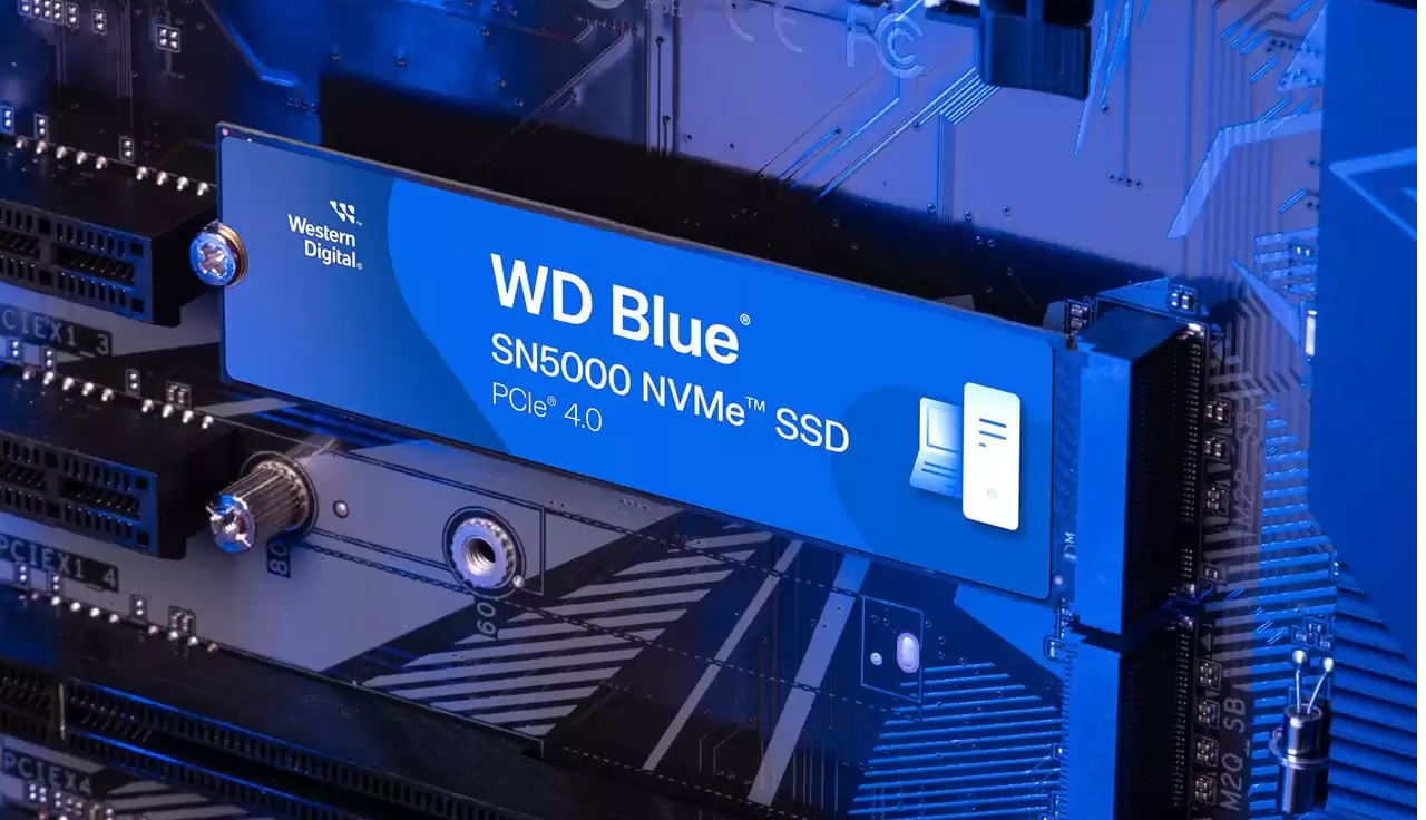 Buy Western Digital Blue SN5000 1TB Gen4 NVMe M.2 SSD online | Robu.in