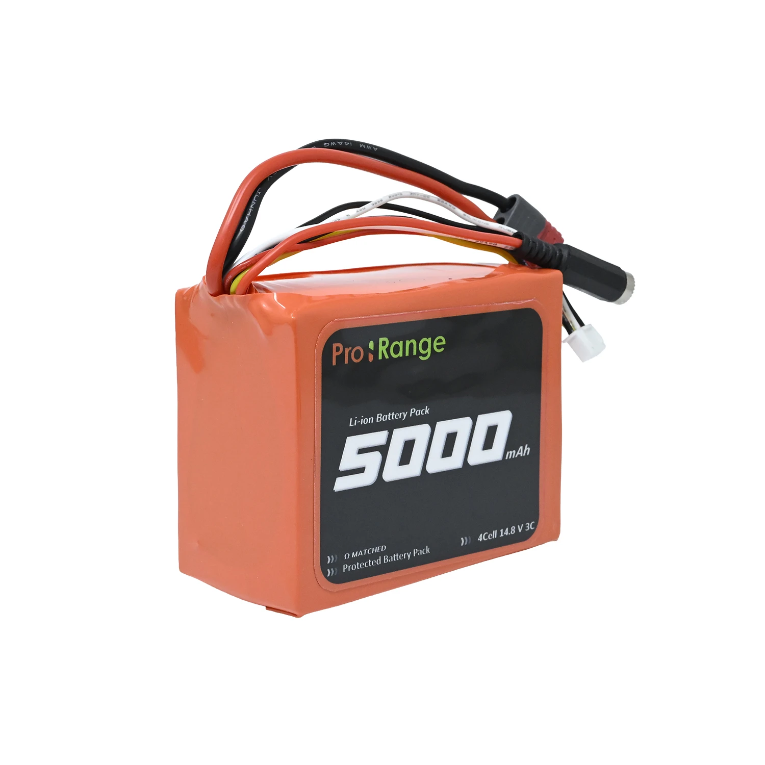 Pro-Range NMC 18650 14.8V 5000mAh 3C 4S2P Li-Ion Battery Pack-image-14