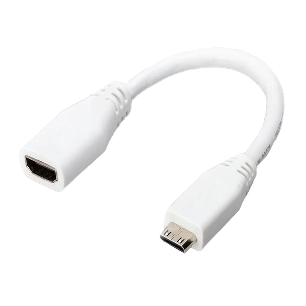 Raspberry Pi Official Mini HDMI C/M to Standard HDMI A/F Cable 10CM White-picture-13