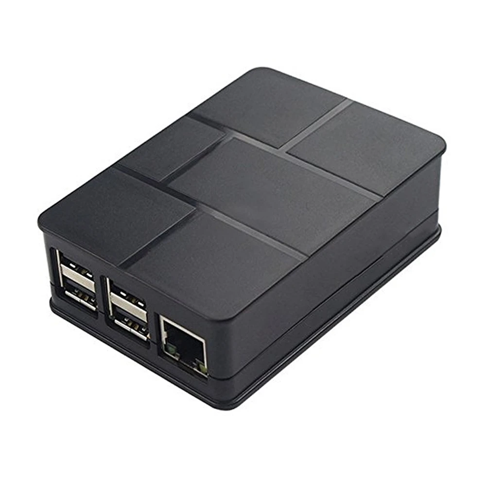 Concise Style ABS Case with Carmera Cable Hole for Raspberry Pi 3B/B+-image-35
