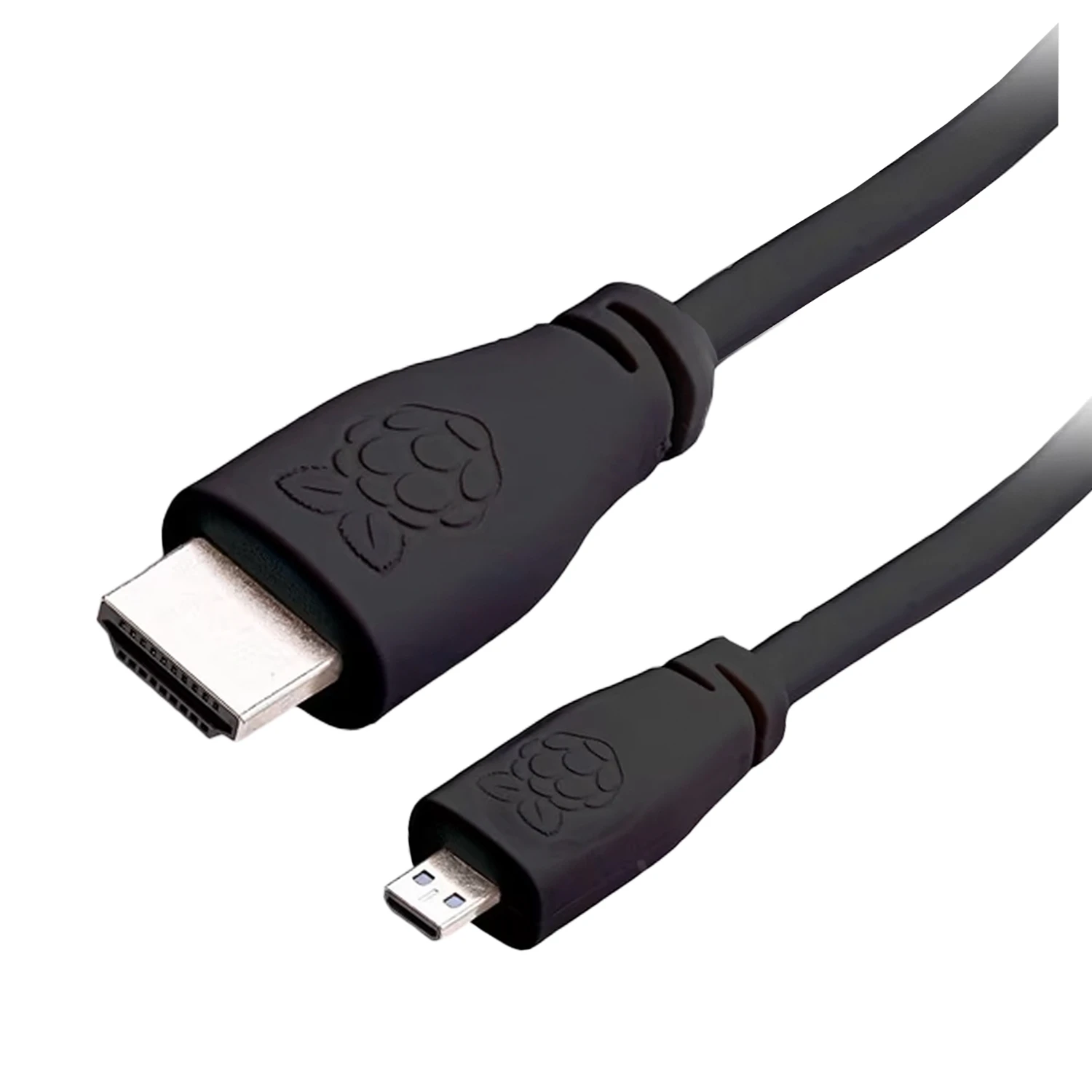 Official Micro-HDMI (Male) to Standard HDMI (Male) Black Cable-2m for Raspberry Pi-picture-30