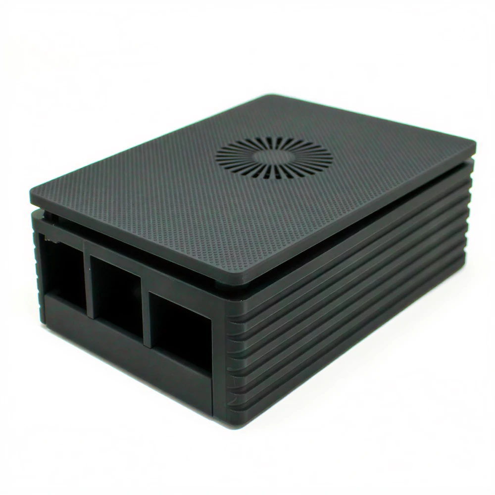 Raspberry 4B Black Injection Molding Premium Case Supporting 3007 Fans-picture-21