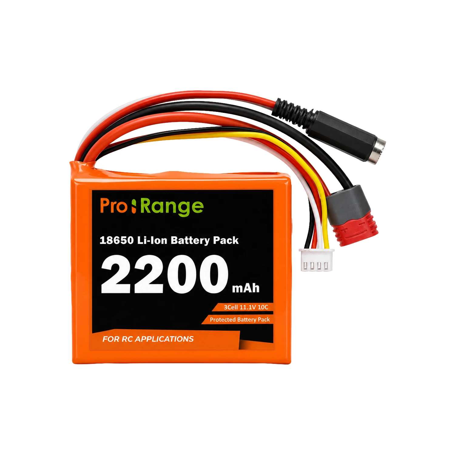 Pro-Range A Grade NMC H18650CAP 11.1V 2200mAh 10C 3S1P Li-Ion Battery Pack with JST-XH & Amass Nylon-T-image-24