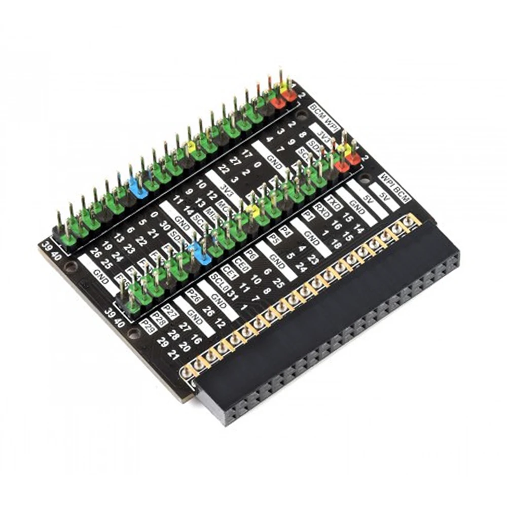 Waveshare Raspberry Pi 400 GPIO Header Adapter, Header Expansion, 2x 40PIN Header-picture-33