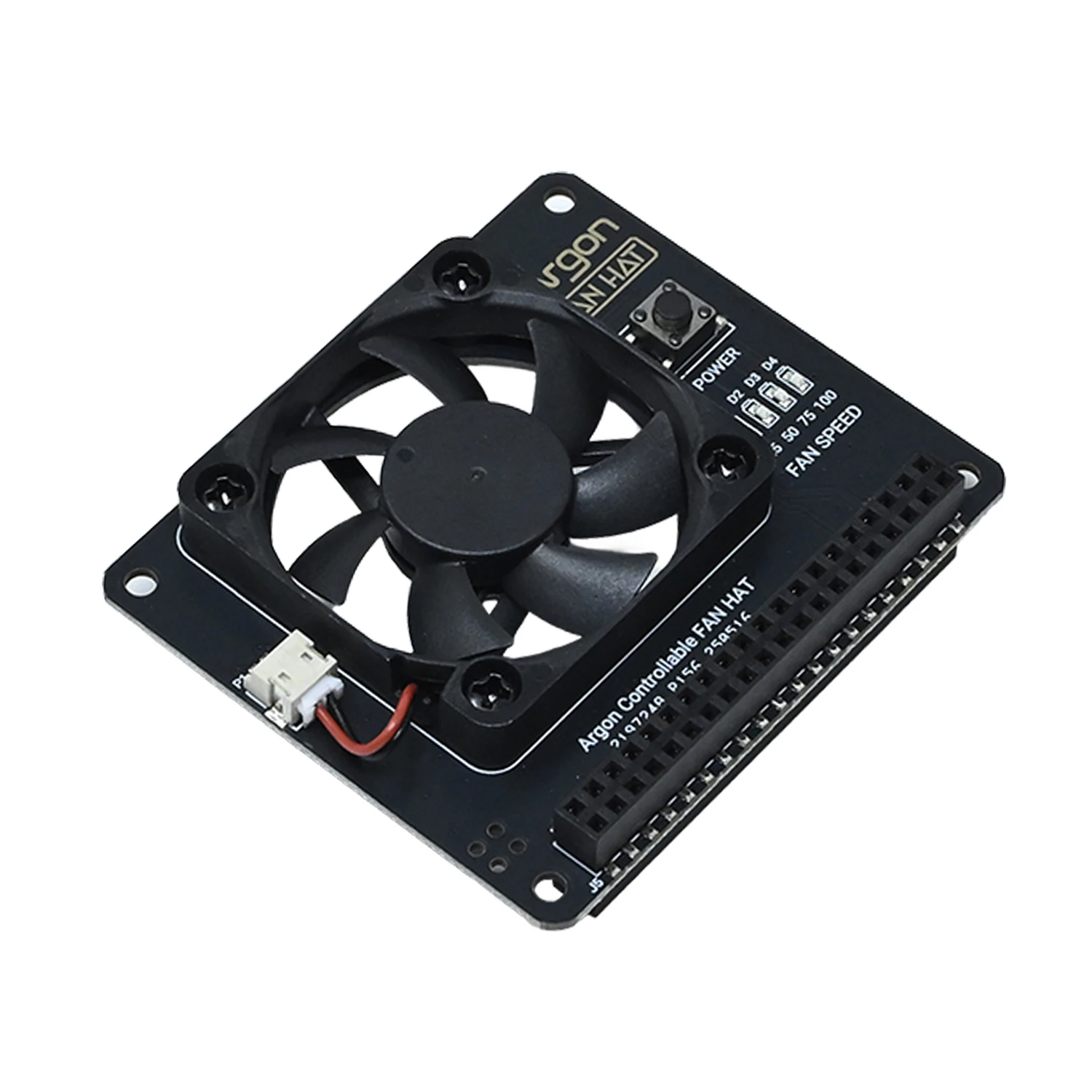 Argon Fan HAT for Raspberry Pi 4, 3B,3 B+, Includes 40mm Fan-picture-24