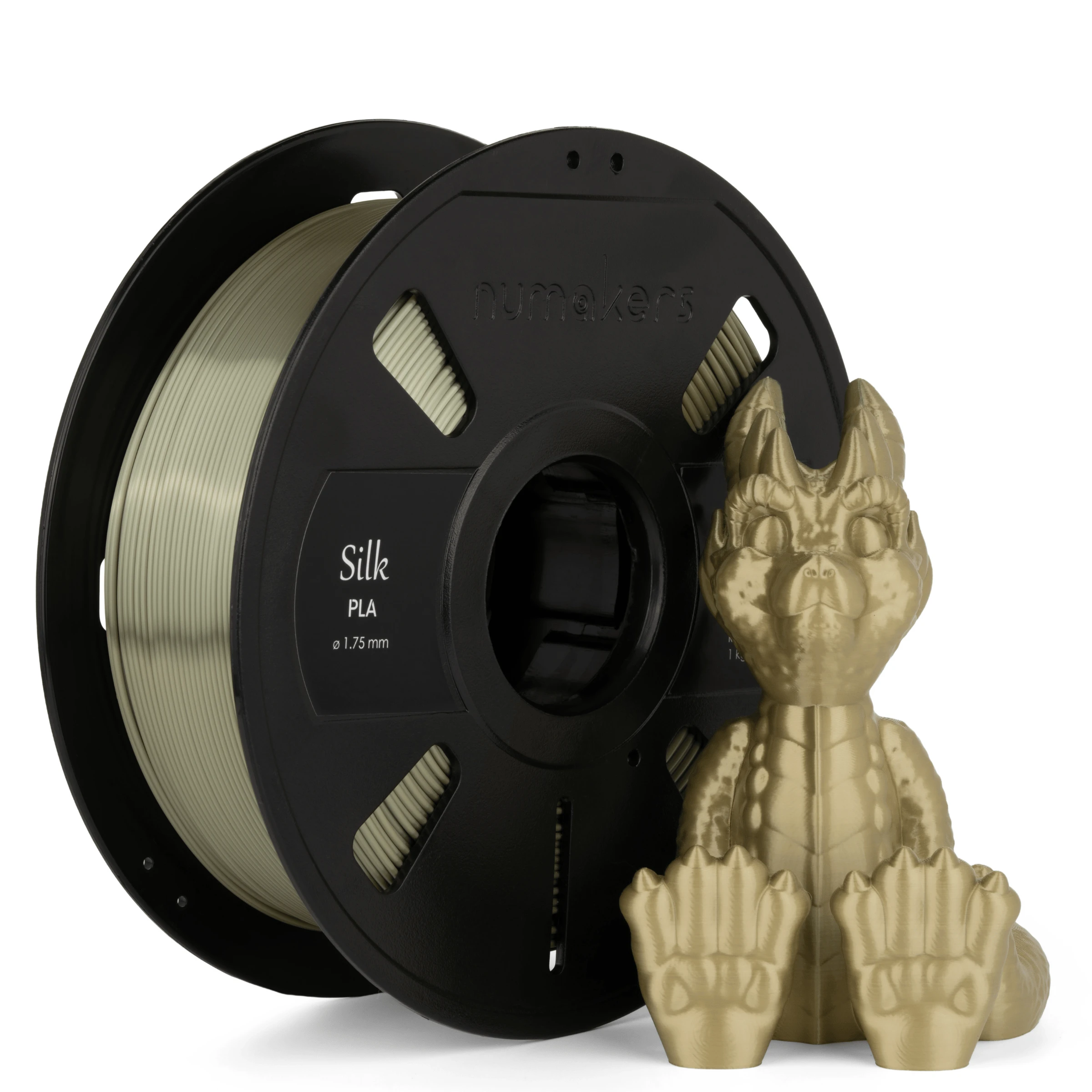 Numakers PLA Silk Filament- Bronze (1.75mm/ 1kg Spool)-image-13