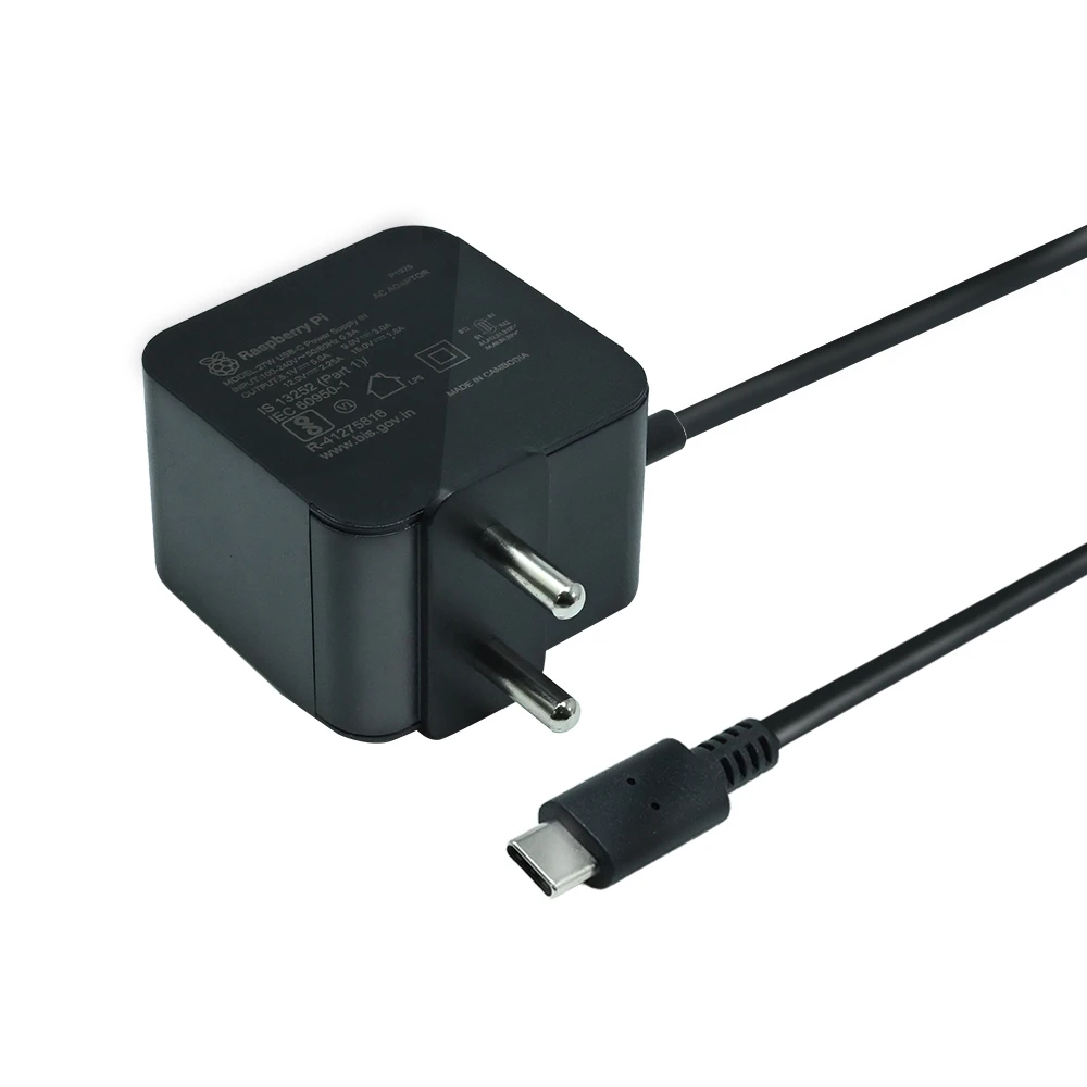 Official 27W USB-C PD Power Supply for Raspberry Pi 5 - Black(Plug Type :IN)-image-45