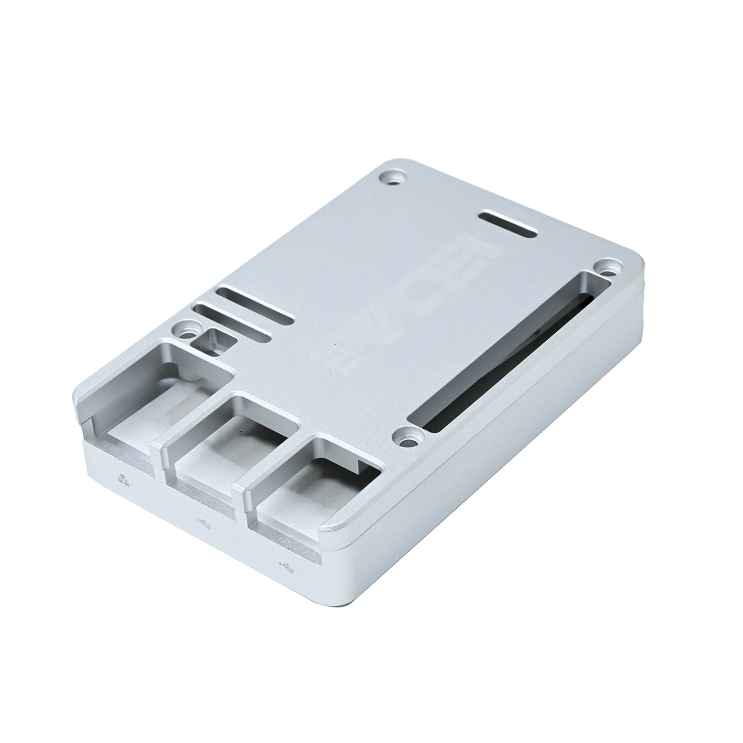 EDATEC Raspberry Pi5 Passive Cooling CNC Box, silver-picture-11