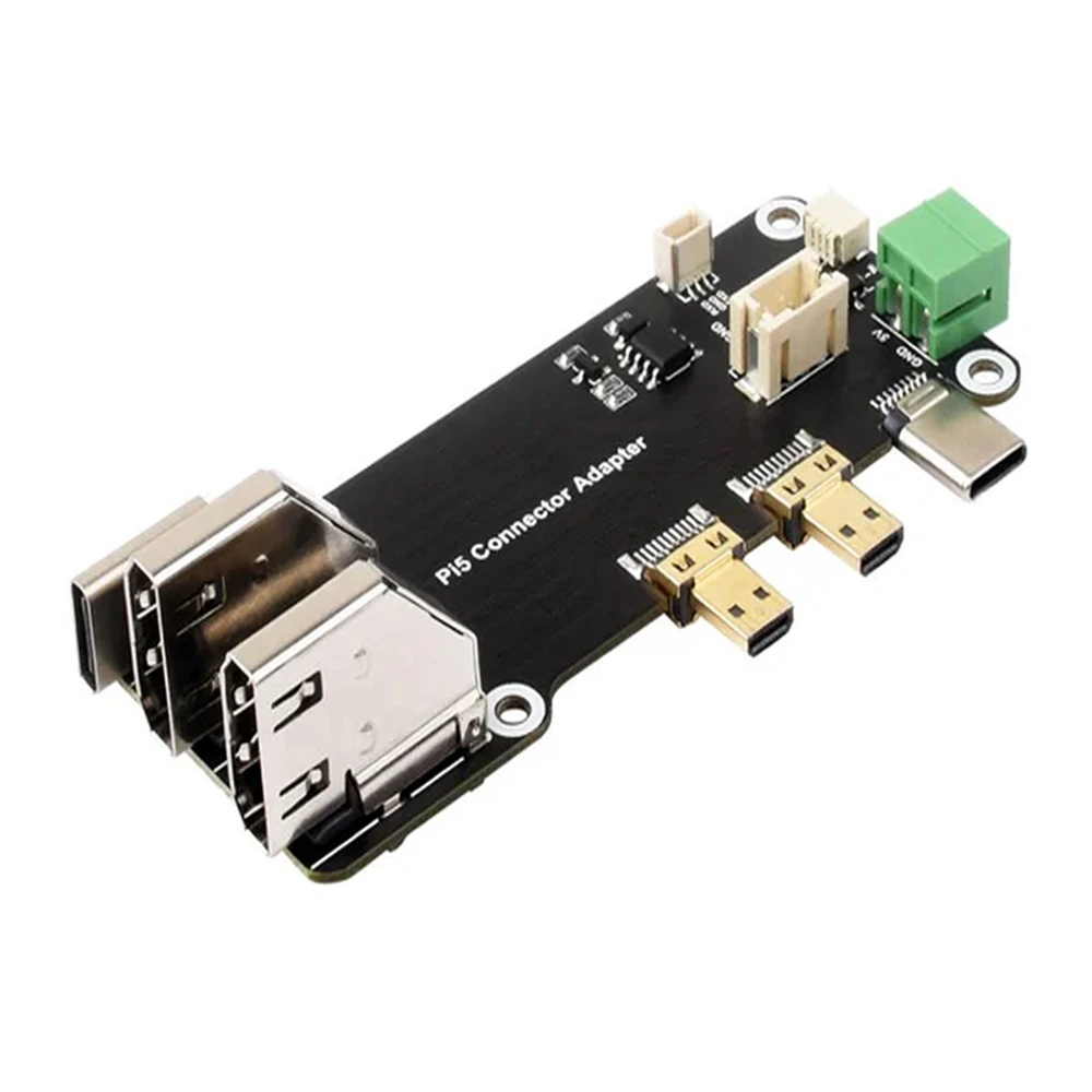 Waveshare Micro HDMI to HDMI Multifunctional Adapter, Compatible with Raspberry Pi 5 / 4B, Two Power Supply Methods, Supports Dual 4K Outputs-picture-35