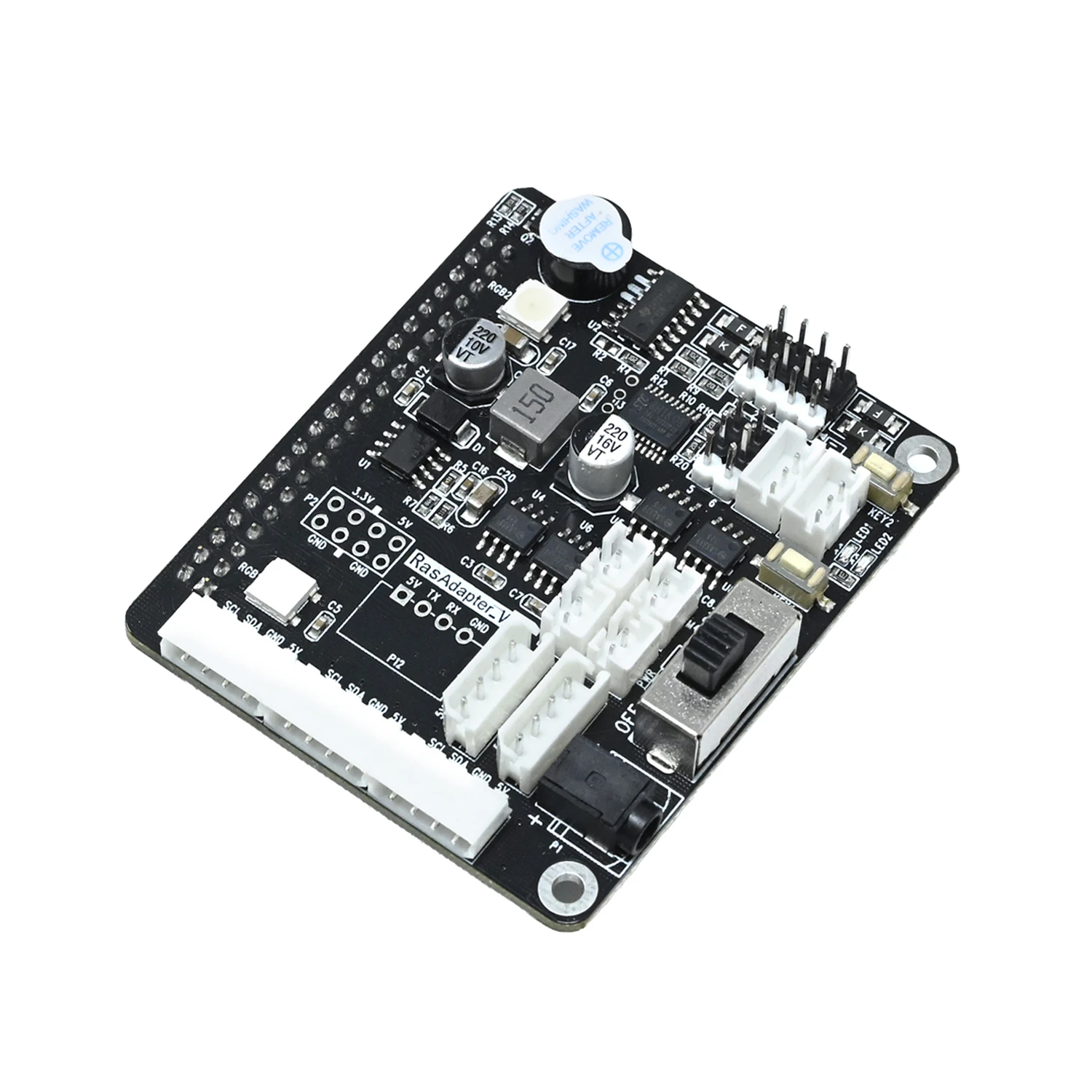 Hiwonder RasAdapter_V3.6 Expansion Board for Raspberry Pi-image-3