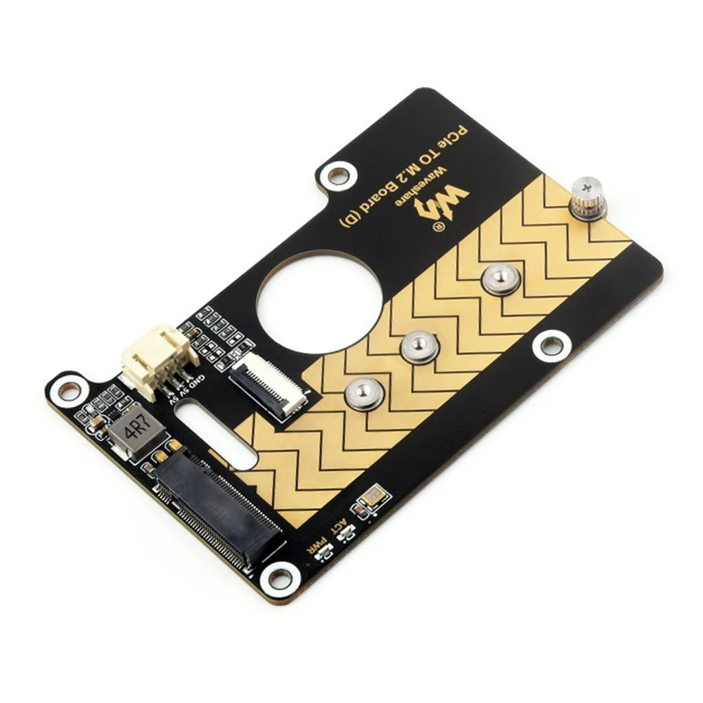 Waveshare PCIe To M.2 Adapter Board (D) for Raspberry Pi 5, Compatible with 2280 / 2260 / 2242 / 2230 size NVMe Protocol M.2 SSD, Raspberry Pi 5 NVMe-picture-17