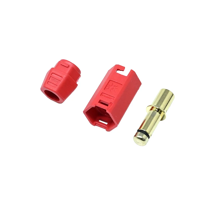 QS6H Single lock Anti spark Red Male Connector For Electric bicycle electric motor car Energy storage battery UAV Drone airplane-image-28