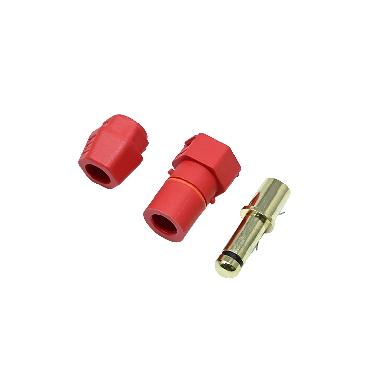 QS8H Single lock Antipark Red Male Connector For Electric bicycle electric motor car Energy storage battery UAV Drone airplane-image-25