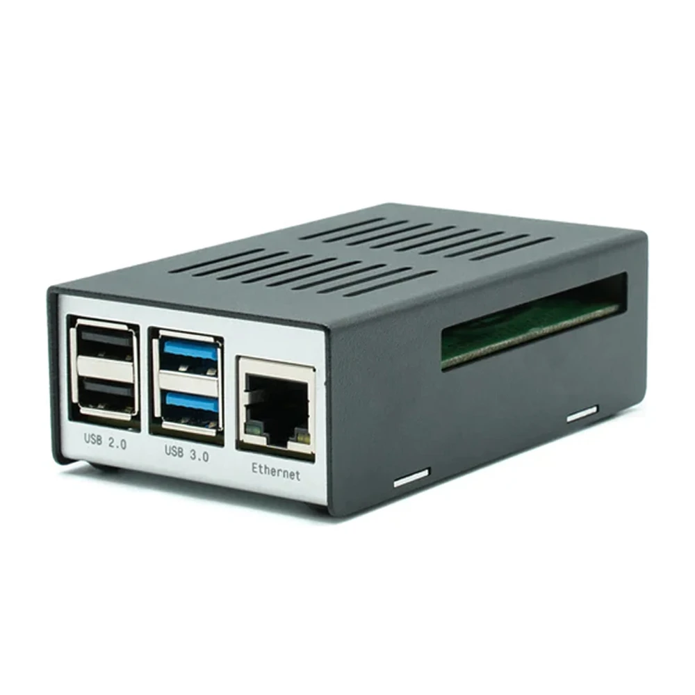KKSB Raspberry Pi 4 Case - Aluminum and Steel - Space for Raspberry Pi Heatsink, Fan, PoE HAT-picture-34