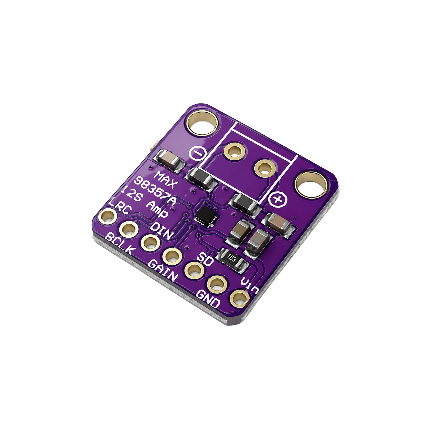 (BGA)Max98357 I2S Amplifier Breakout Interface Decoder Module without Soldering-picture-26