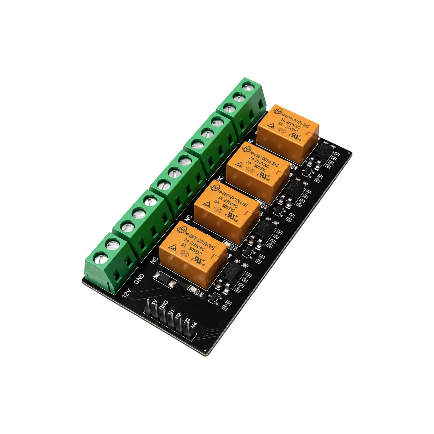 SmartElex 12V, 3A 4-Ch Signal Relay Module-picture-11
