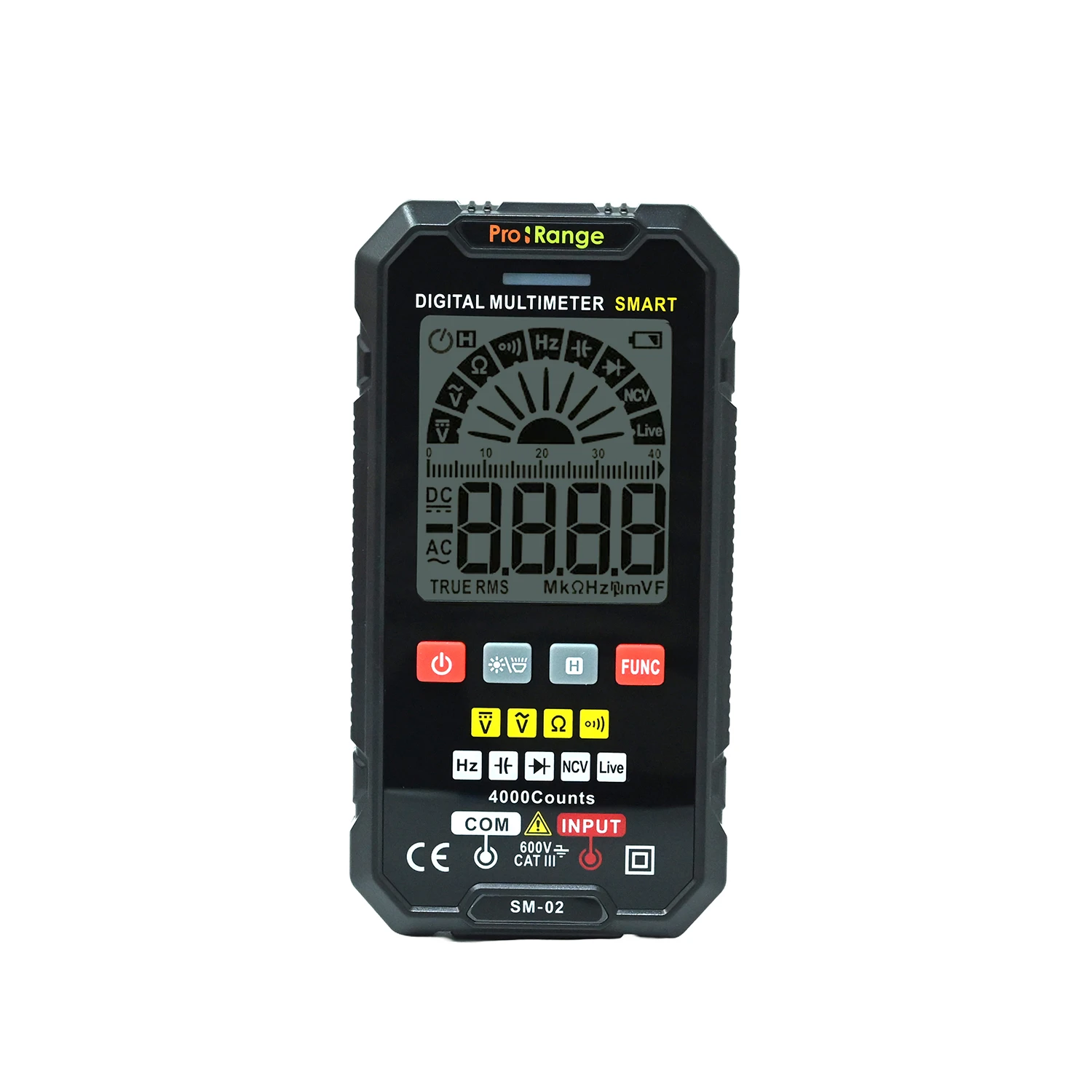 Pro-Range SM-02 Smart Digital Multimeter | 4000 Counts | Auto-Ranging | NCV | Smart Mode | True RMS-image-5