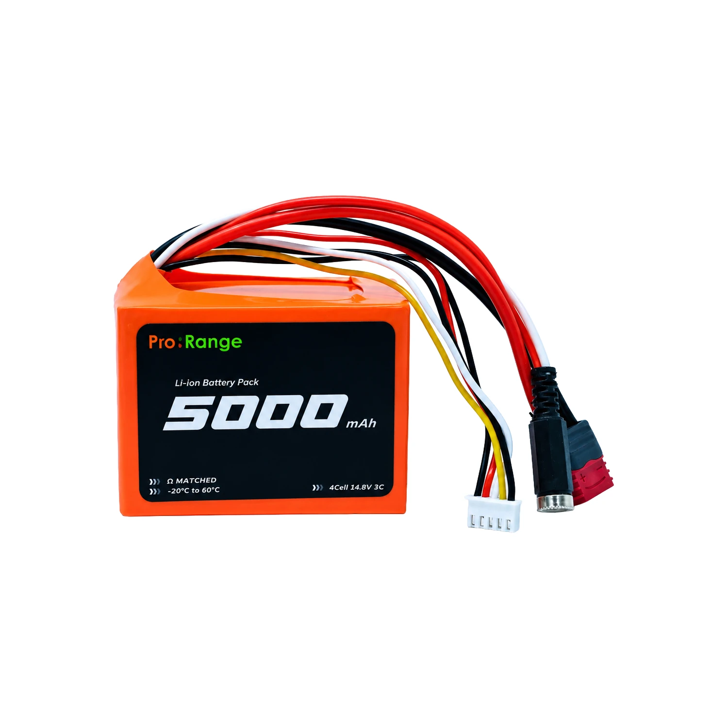 Pro-Range A Grade NMC 21700-N21700CG-50 14.8V 5000mAh 3C 4S1P Quad Li-Ion Battery Pack-image-29