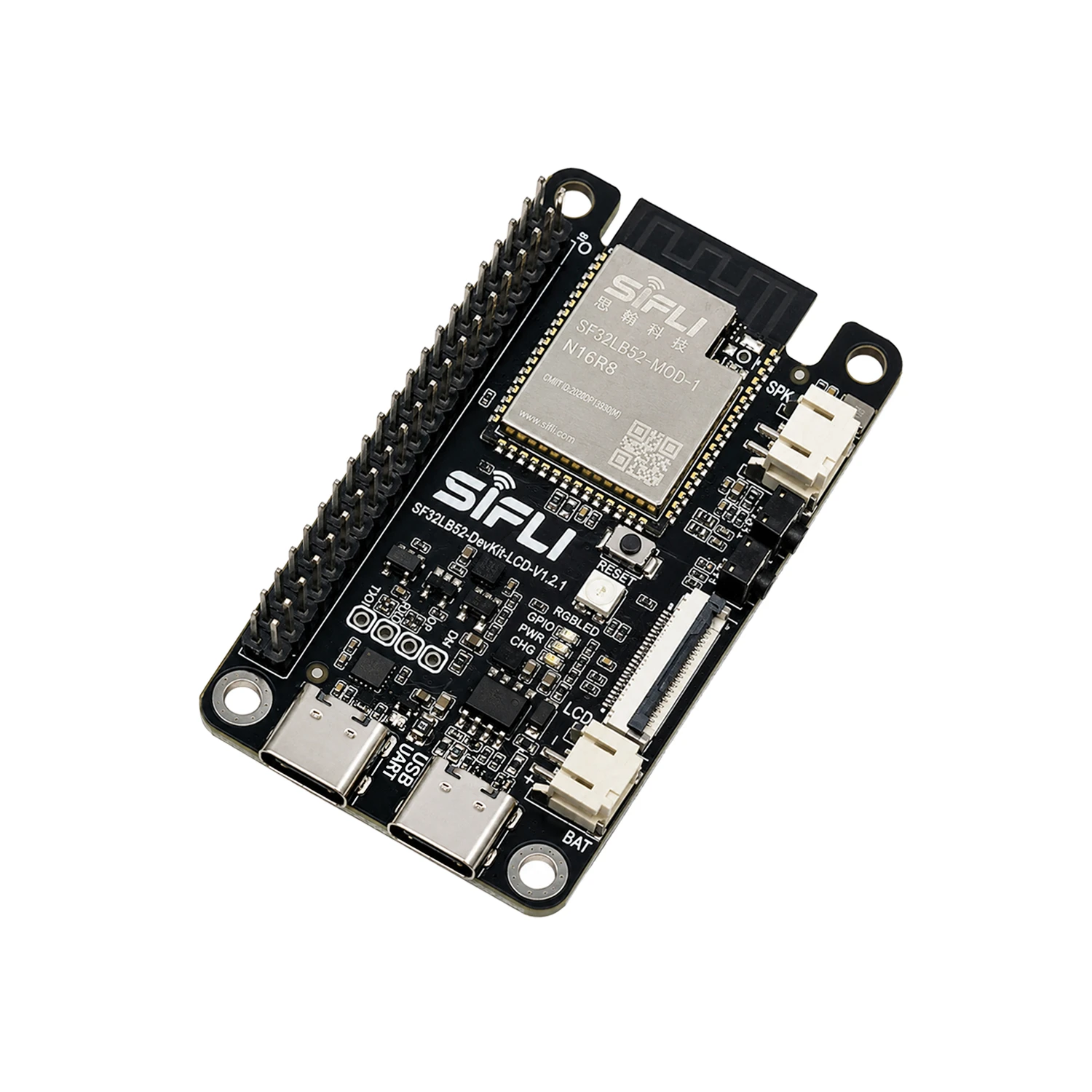 SIFLI SF32LB525 LVGL Low Power Bluetooth Multimedia Development Board-image-18