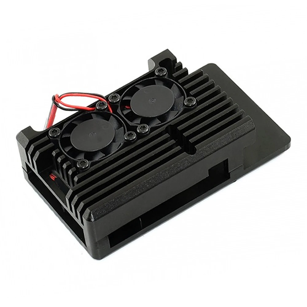 Waveshare Aluminium Alloy Case for Raspberry Pi 4, Dual Cooling Fans-picture-23