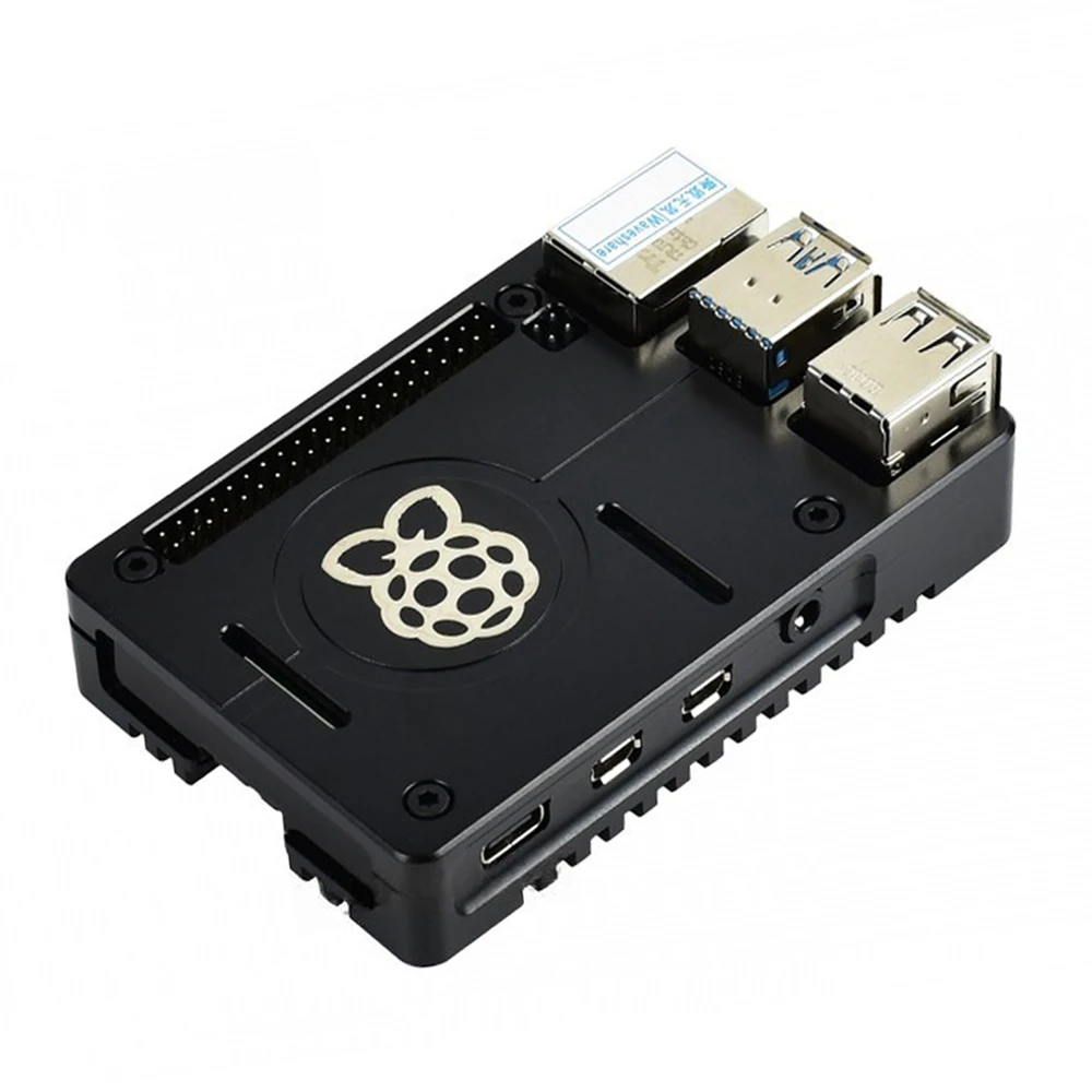 Waveshare Lightweight Aluminum Alloy Case for Raspberry Pi 4, CNC Processing-picture-21