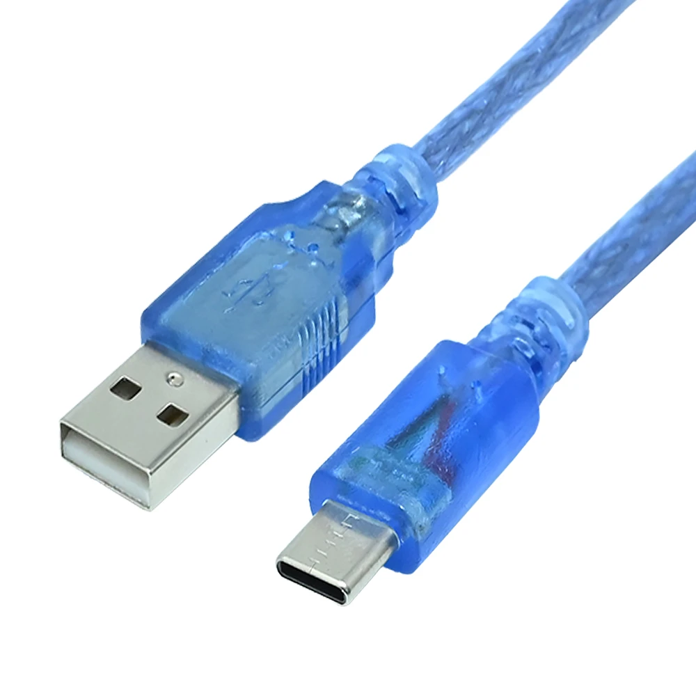 USB Type-A to Type-C Data Cable, 30cm Blue Compatible with Arduino UNO R3 Boards-picture-27