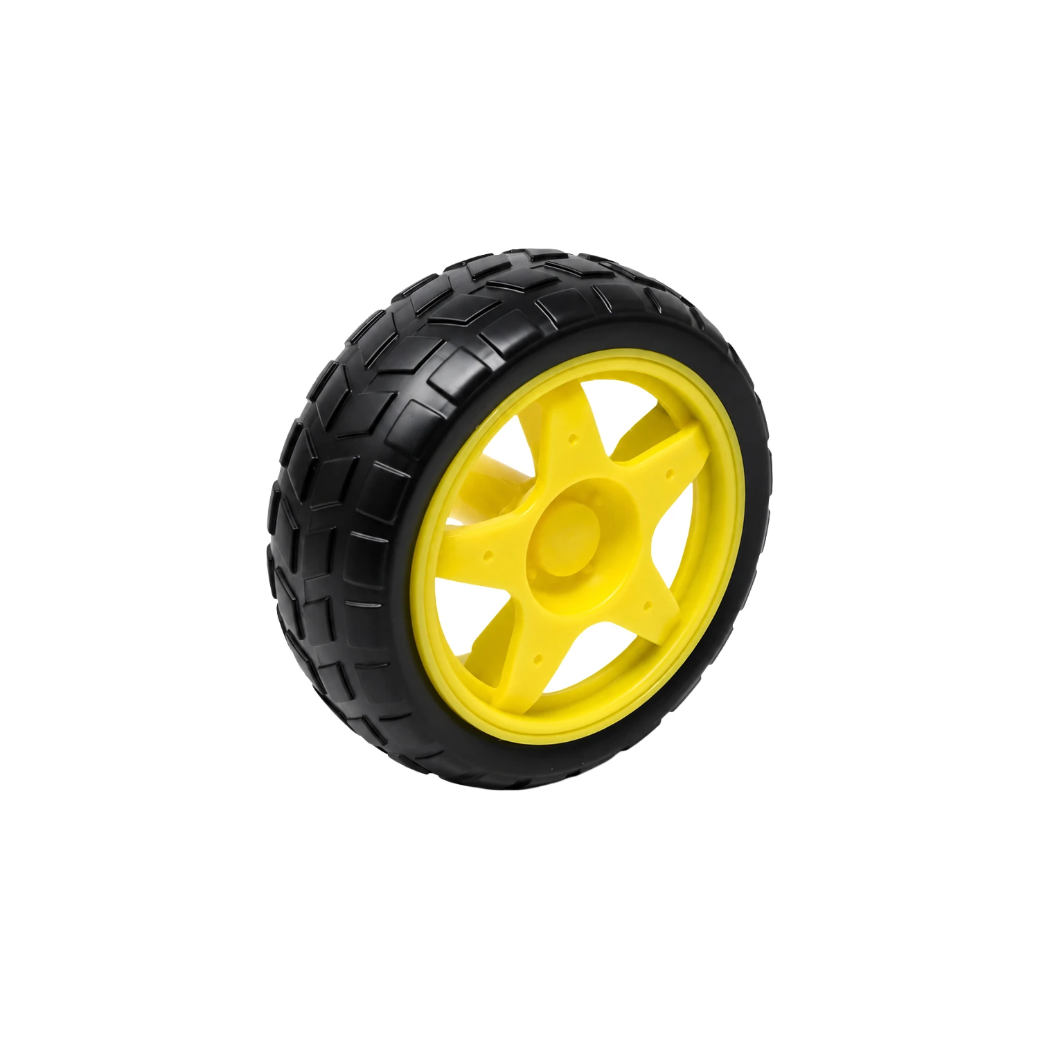 65mm Robot Wheel for BO Motors (Yellow), Durable & Lightweight-image-13