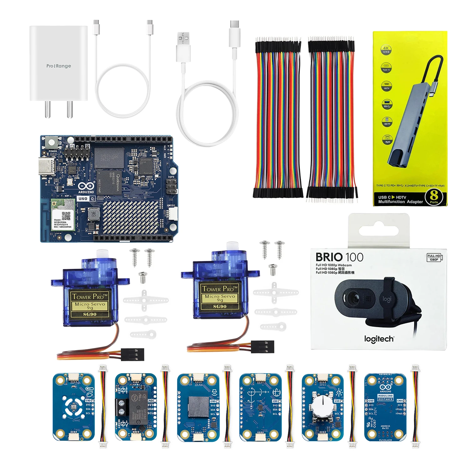 Arduino UNO Q 2GB AI Vision & Robotics Kit with Camera & Sensors-image-20