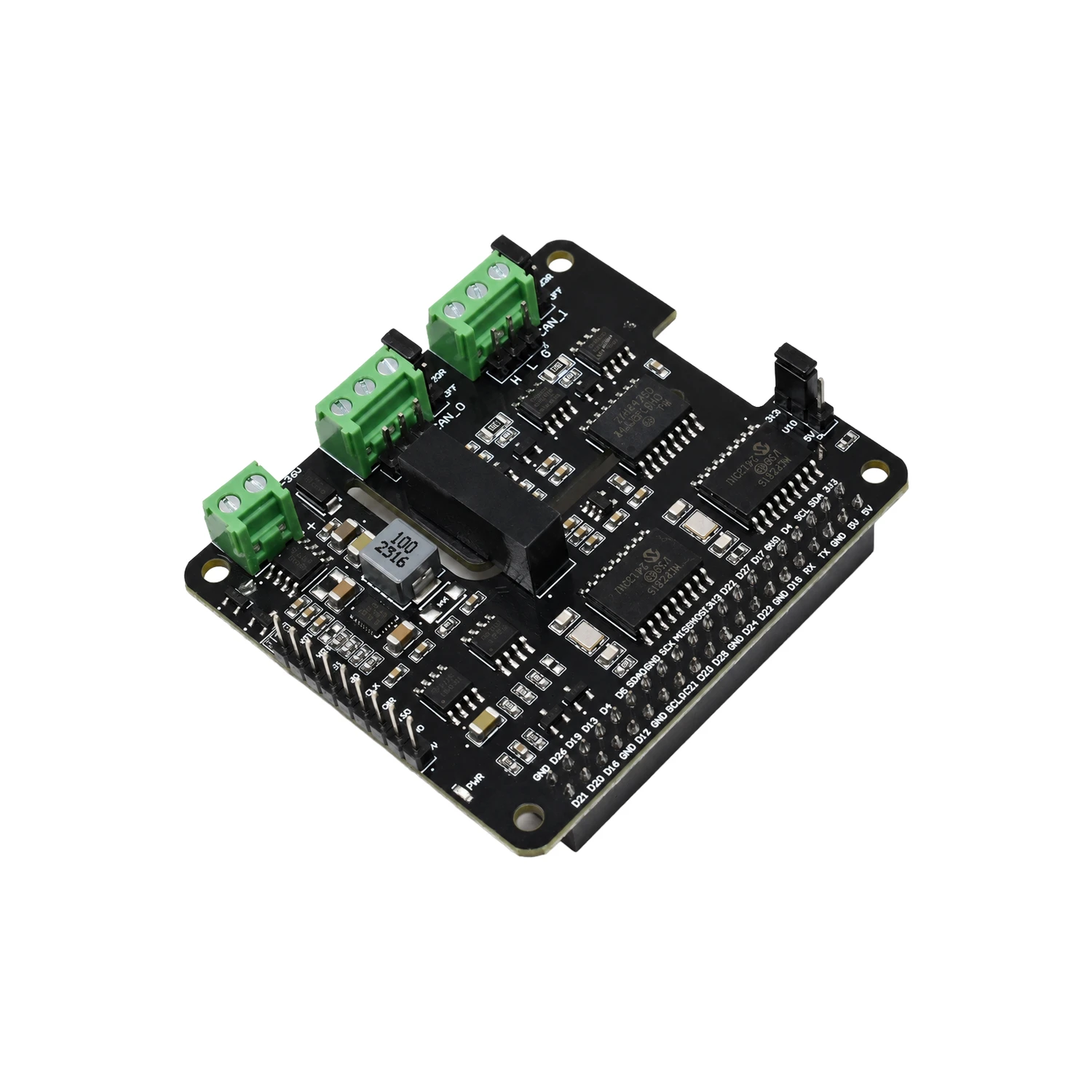SmartElex 2-Channel Isolated CAN Bus Expansion HAT For Raspberry Pi-picture-11