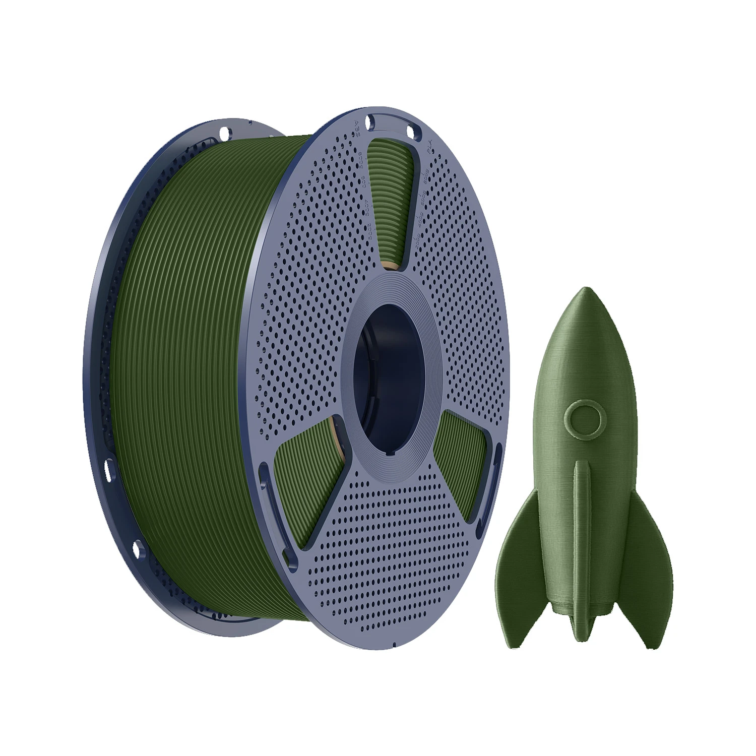 SUNLU High Speed PLA+ Olive Green Filament-image-10