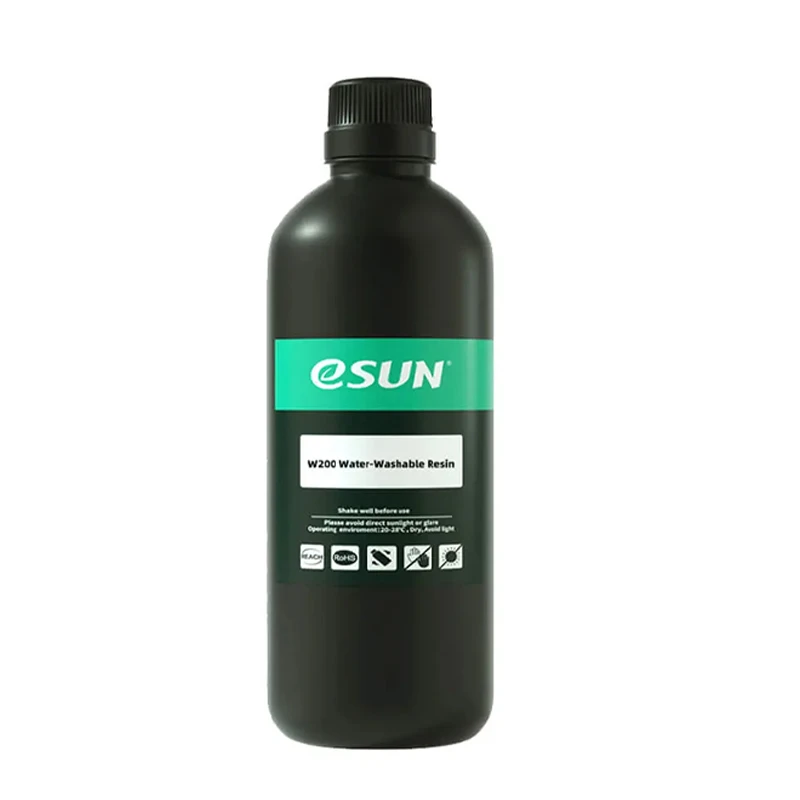esun w200 water-washable resin resin- clear- 1kg/bottle