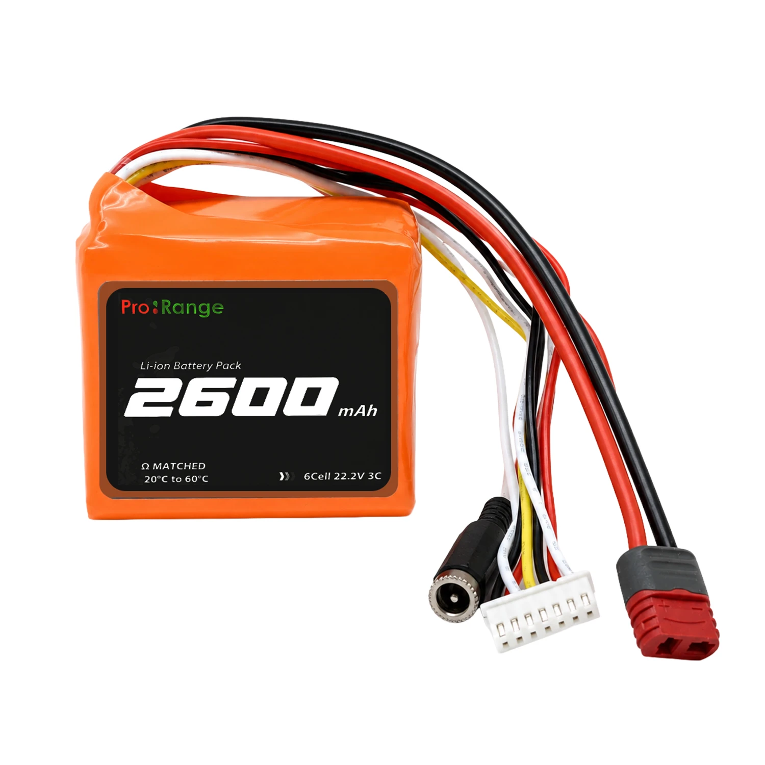 Pro-Range NMC N18650CH 22.2V 2600mAh 3C 6S1P Compact Li-Ion Battery Pack-image-26
