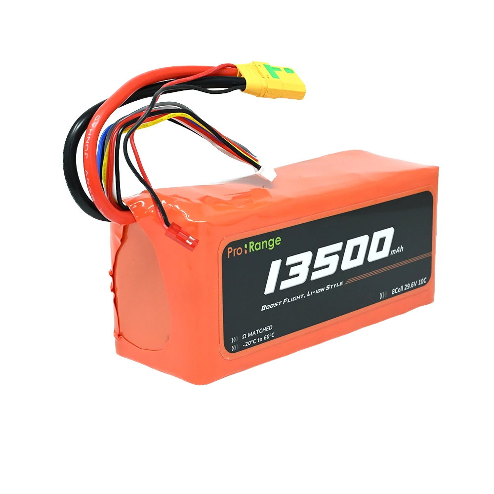 Pro-Range INR P45B 29.6V 13500mAh 10C 8S3P Surveillance & E-VTOL Drone Compact Li-ion Battery Pack with XT-90AS-image-32