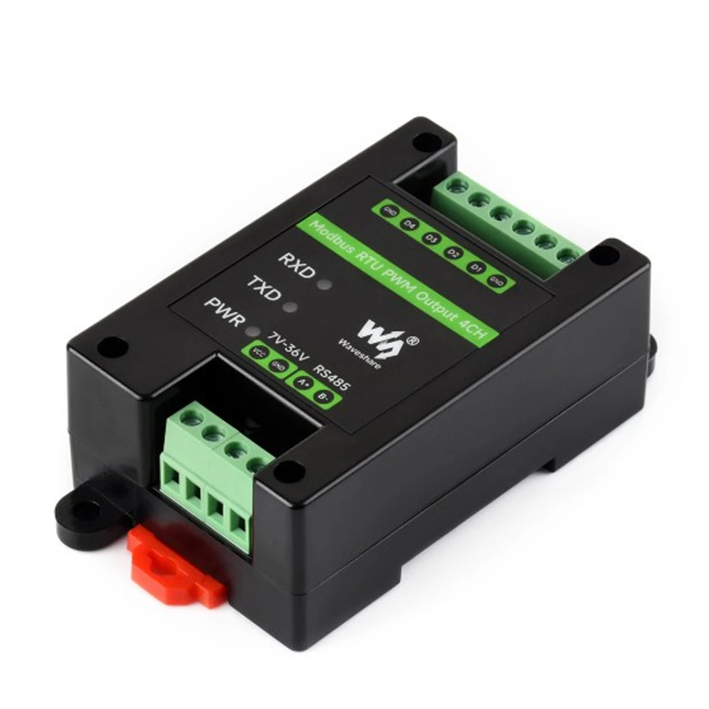 Waveshare Industrial 4-Ch PWM Output Module, Modbus RTU Protocol, Isolated RS485 Interface, Adjustable Frequency and Duty Cycle-picture-28