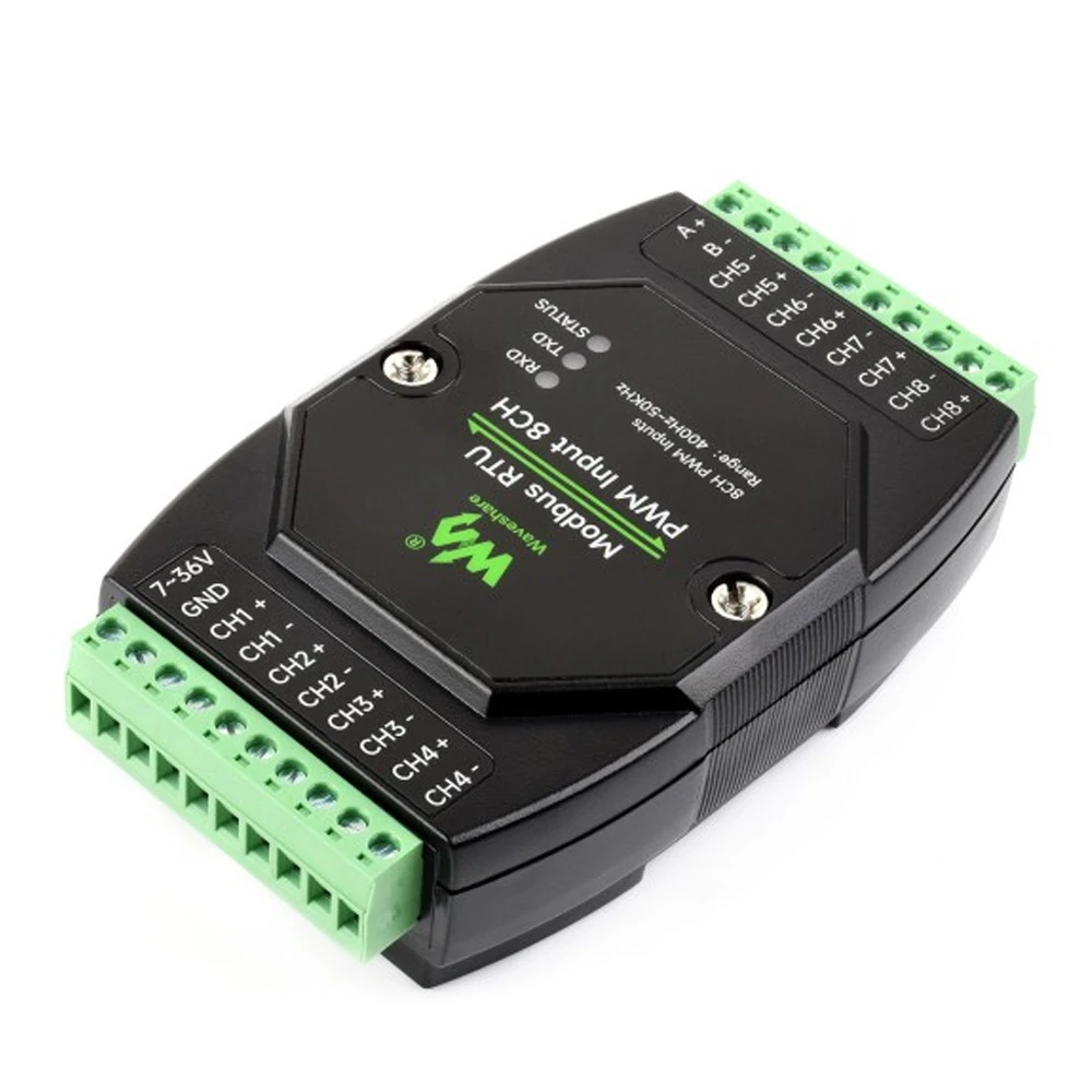 Waveshare Industrial 8-Ch PWM Input Module, Modbus RTU Protocol, Isolated RS485 Interface, Supports Frequency And Duty Cycle Acquisition, With Various Isolation And Protection Circuits-picture-18