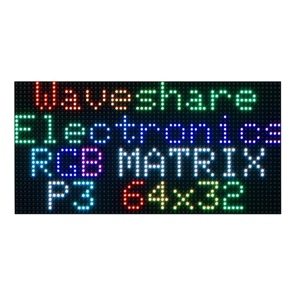 Waveshare RGB Full-color LED Matrix Panel, 2.5mm Pitch, 64 × 32 Pixels, Adjustable Brightness GOB Version-image-45
