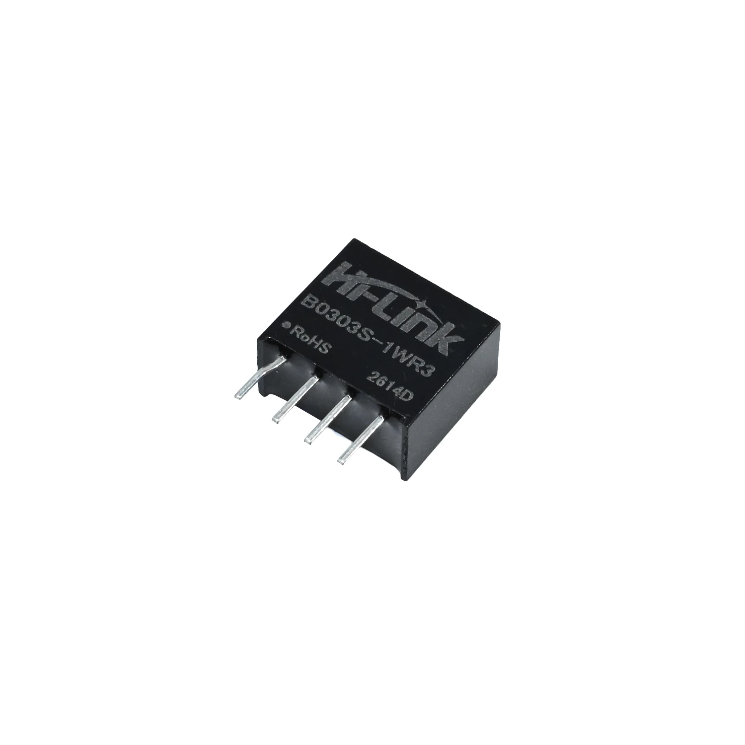 Hi-Link B0303S-1WR3, 1W Isolated DC-DC Converter 3.3V to 3.3V, 303mA Output, 2400µF Max Capacitive Load, SIP-4 Module-picture-23