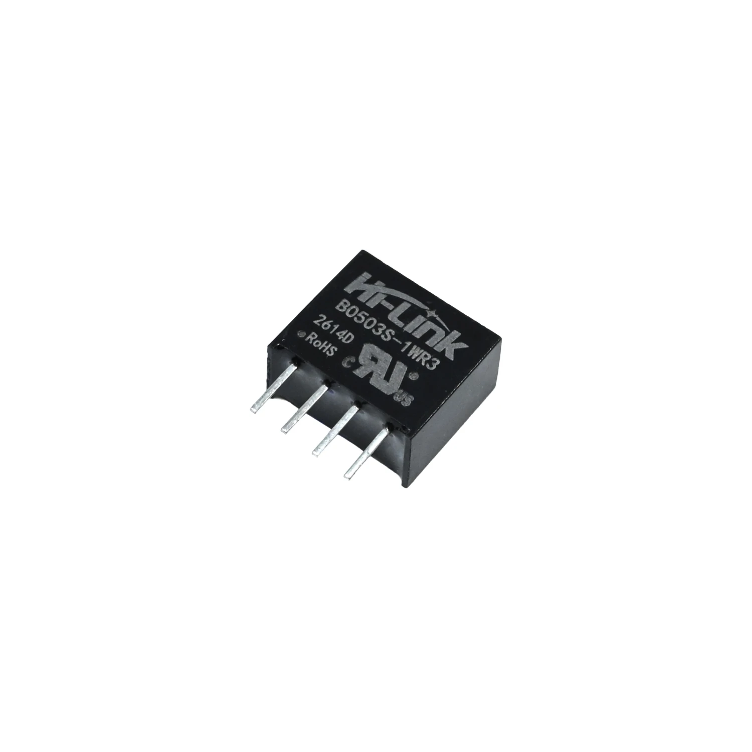 Hi-Link B0503S-1WR3, 1W Isolated DC-DC Converter 5V to 3.3V, 303mA Output, 2400µF Max Capacitive Load, SIP-4 Module-picture-25