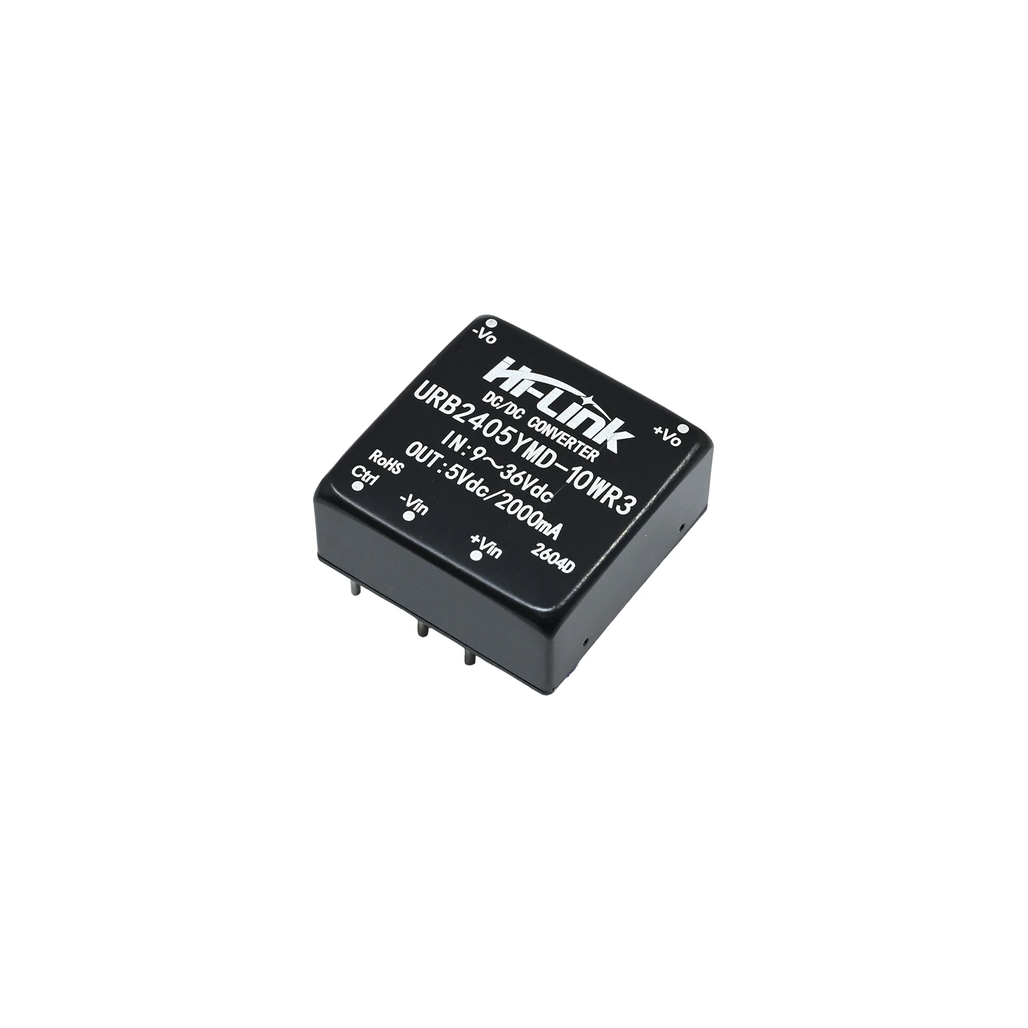 Hi-Link URB2405YMD-10WR3, 10W 24V Input DC-DC Converter, 5V Output, 2000mA Max, 2200µF Max Load, Isolated Module-image-35