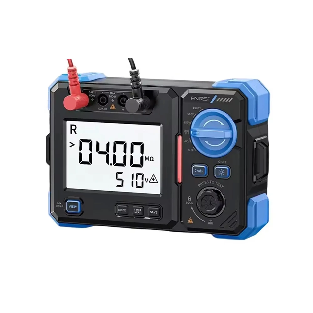 FNIRSI MRT1050 Insulation Resistance Tester AC DC Voltage Meter 100V to 1000V High Accuracy Portable Electrical Testing-image-22