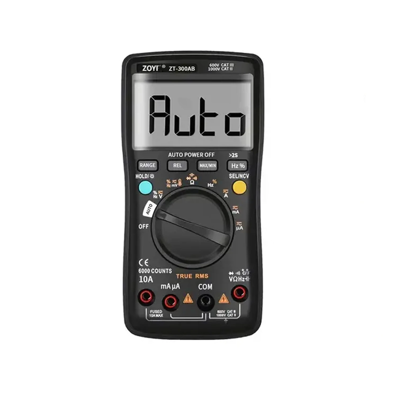 ZOYI ZT-300AB, Digital Multimeter, True RMS, Bluetooth, 6000 Counts, DC/AC Voltage & Current, Resistance, Capacitance, Frequency, Temp-image-17