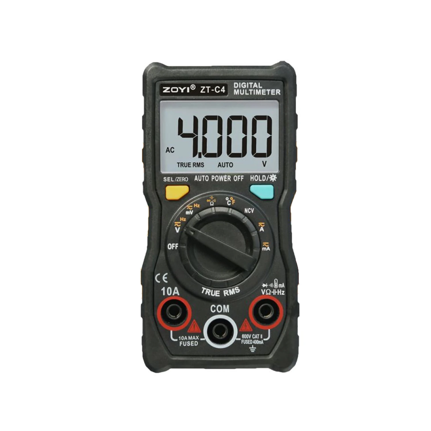 ZOYI ZT‑C4 Digital Multimeter, True RMS, 6000 Counts, DC/AC Voltage & Current, Resistance, Capacitance & Frequency-image-49