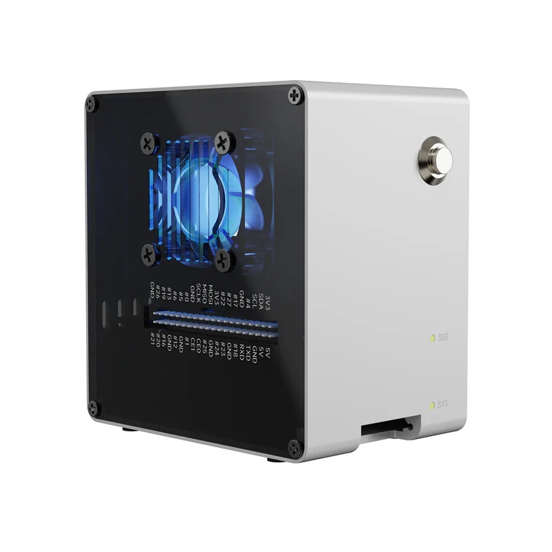 Sunfounder Pironman 5-Mini NVMe M.2 SSD PCIe 2.0/3.0 Mini PC Case for Raspberry Pi 5-picture-11