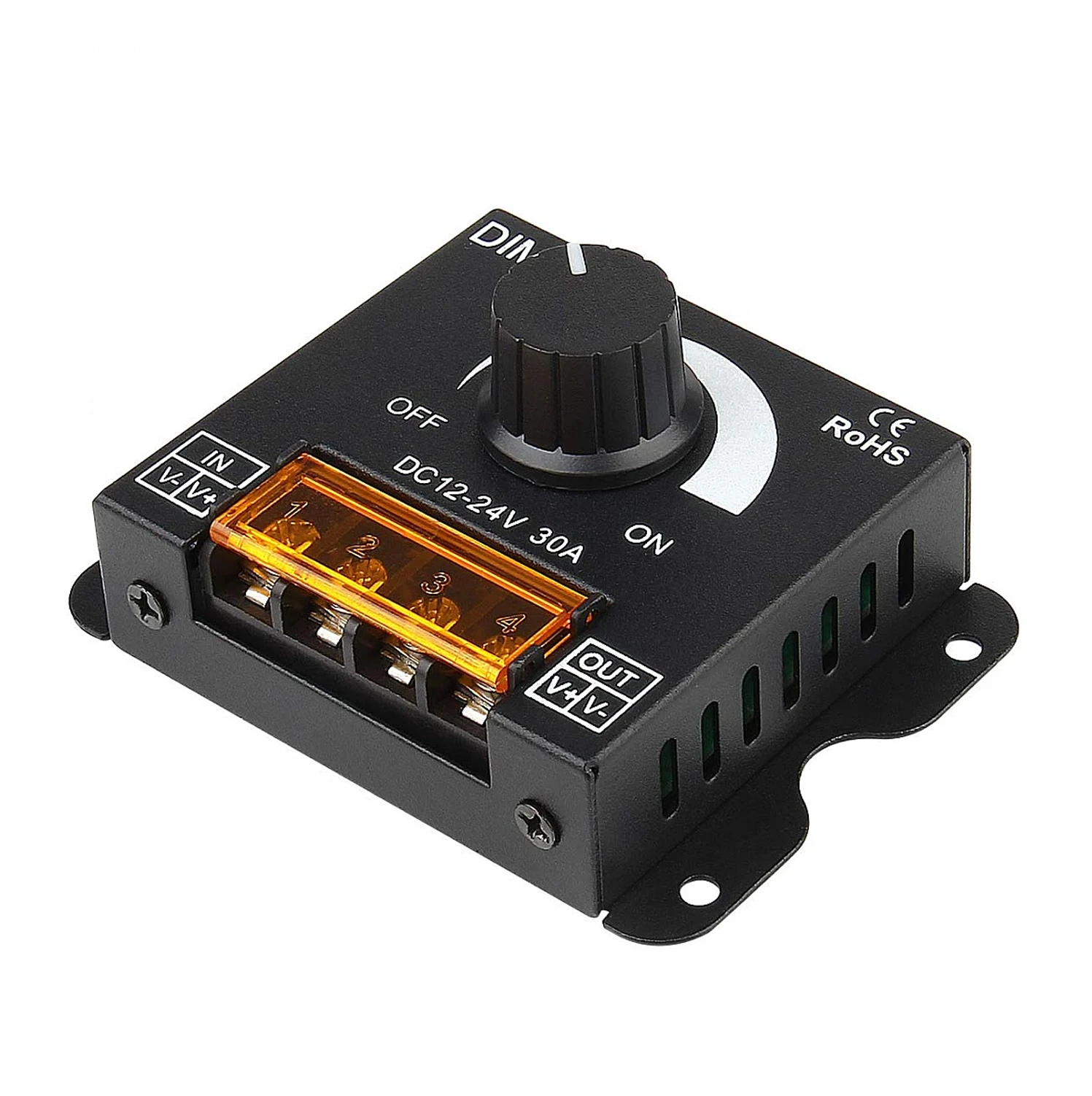 DC12V-24V LED Switch 30A Controller For Strip Light Lamp Dimmers-image-2