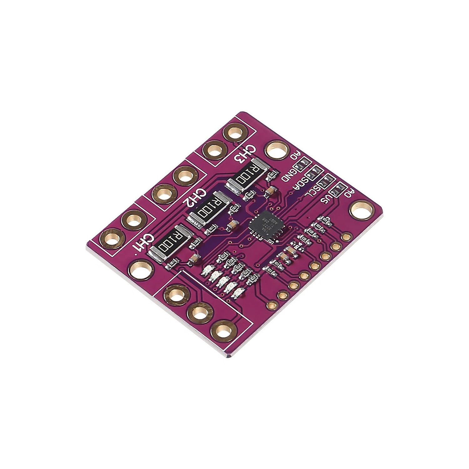 MCU-3221 INA3221 Power Monitoring Control Module Purple-picture-10