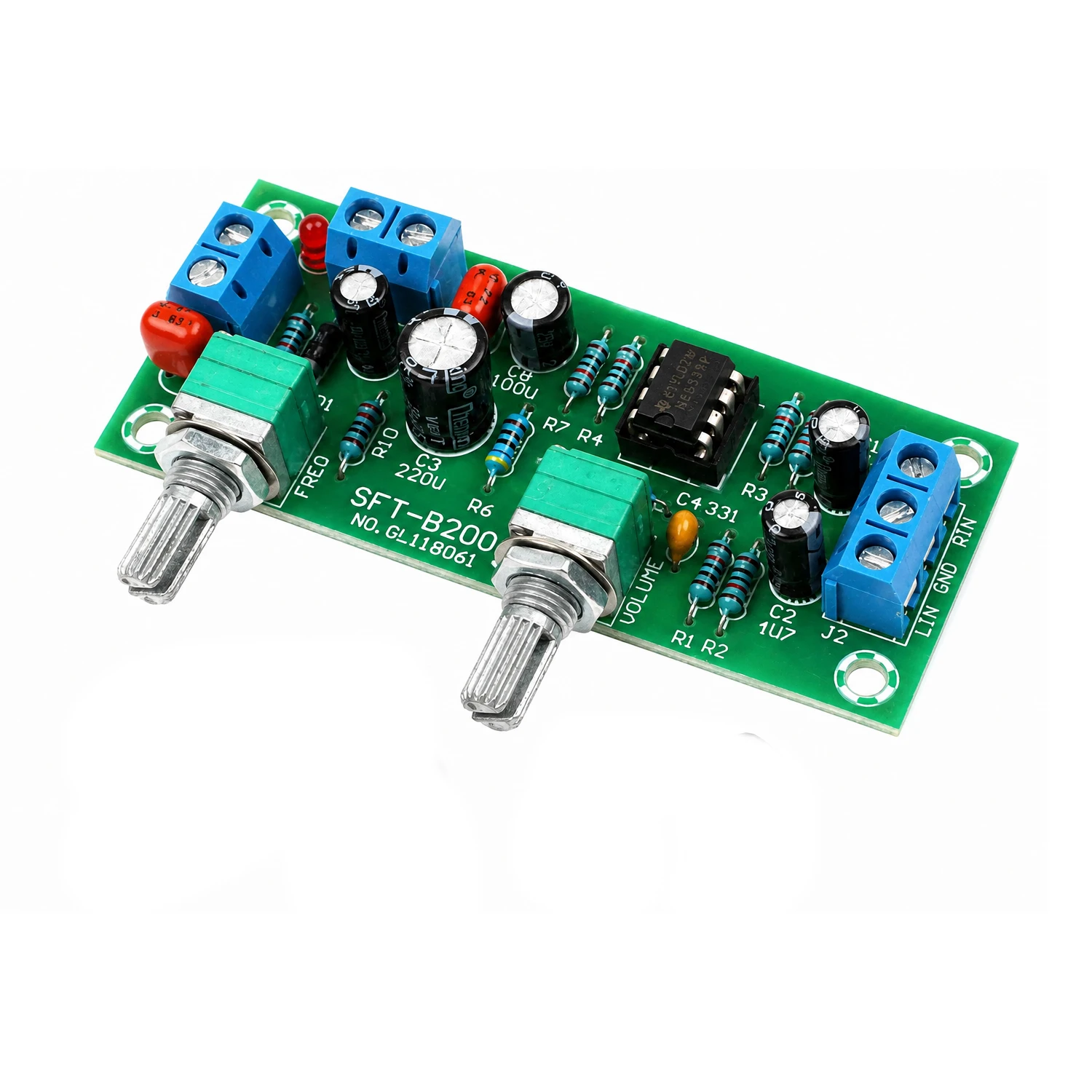 Single Power 10-24V Overweight Subwoofer Front Stage Plate Low Pass Filter Board-picture-14