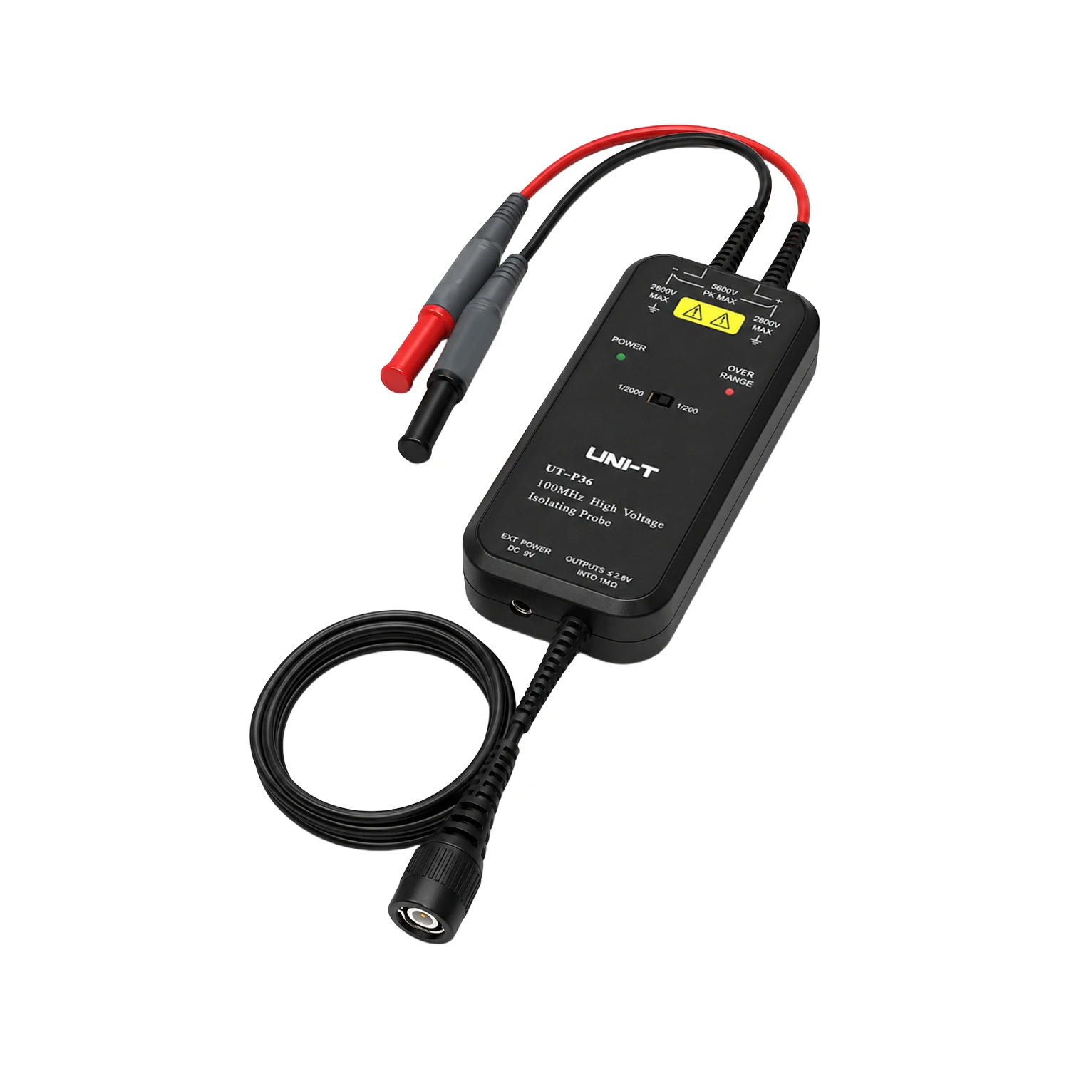 UNI-T UT-P36 High Voltage Differential Probe, 100MHz, 5600V, 200:1 / 2000:1 Attenuation-picture-41